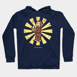 Curious George Retro Japanese Hoodie